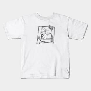 New Mexico Mermaid Kids T-Shirt